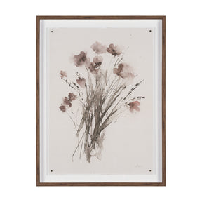 Floral Impressions II by Melody Ducharmea Hand Embellished Framed Print under Glass by Mercana at Eve Furniture