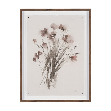 Floral Impressions II by Melody Ducharmea Hand Embellished Framed Print under Glass by Mercana at Eve Furniture
