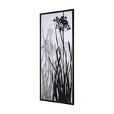 Floral Silhouette I by Mercana Studio a Hand Embellished Textured Framed Canvas by Mercana at Eve Furniture