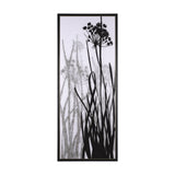 Floral Silhouette I by Mercana Studio a Hand Embellished Textured Framed Canvas by Mercana at Eve Furniture