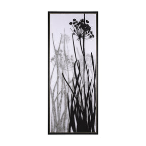 Floral Silhouette I by Mercana Studio a Hand Embellished Textured Framed Canvas by Mercana at Eve Furniture