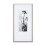 Floral Silhouette I by Mercana Studio Hand Embellished Textured Framed Art Print Matted under Glass by Mercana at Eve Furniture