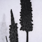 Floral Silhouette II by Mercana Studio a Hand Embellished Textured Framed Canvas by Mercana at Eve Furniture