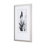 Floral Silhouette II by Mercana Studio Hand Embellished Textured Framed Art Print Matted under Glass by Mercana at Eve Furniture