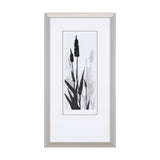 Floral Silhouette II by Mercana Studio Hand Embellished Textured Framed Art Print Matted under Glass by Mercana at Eve Furniture