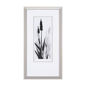 Floral Silhouette II by Mercana Studio Hand Embellished Textured Framed Art Print Matted under Glass by Mercana at Eve Furniture