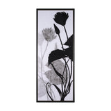 Floral Silhouette III by Mercana Studio a Hand Embellished Textured Framed Canvas by Mercana at Eve Furniture