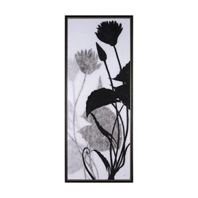Floral Silhouette III by Mercana Studio a Hand Embellished Textured Framed Canvas by Mercana at Eve Furniture