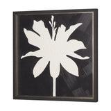 Floral Silhouettes I by Liz Jardine a Hand Embelished Textured Framed Art Print by Mercana at Eve Furniture