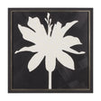 Floral Silhouettes I by Liz Jardine a Hand Embelished Textured Framed Art Print by Mercana at Eve Furniture