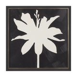 Floral Silhouettes I by Liz Jardine a Hand Embelished Textured Framed Art Print by Mercana at Eve Furniture