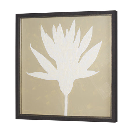 Floral Silhouettes II by Liz Jardine a Hand Embelished Textured Framed Art Print by Mercana at Eve Furniture