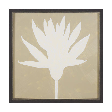 Floral Silhouettes II by Liz Jardine a Hand Embelished Textured Framed Art Print by Mercana at Eve Furniture