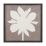 Floral Silhouettes III by Liz Jardine a Hand Embelished Textured Framed Art Print by Mercana at Eve Furniture