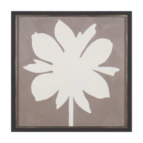 Floral Silhouettes III by Liz Jardine a Hand Embelished Textured Framed Art Print by Mercana at Eve Furniture
