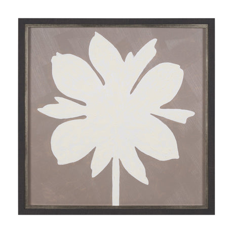 Floral Silhouettes III by Liz Jardine a Hand Embelished Textured Framed Art Print by Mercana at Eve Furniture