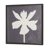 Floral Silhouettes IV by Liz Jardine a Hand Embelished Textured Framed Art Print by Mercana at Eve Furniture