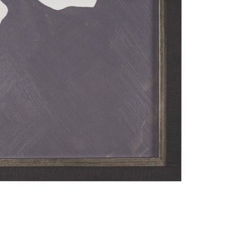 Floral Silhouettes IV by Liz Jardine a Hand Embelished Textured Framed Art Print by Mercana at Eve Furniture