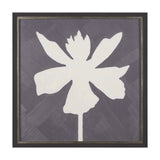 Floral Silhouettes IV by Liz Jardine a Hand Embelished Textured Framed Art Print by Mercana at Eve Furniture