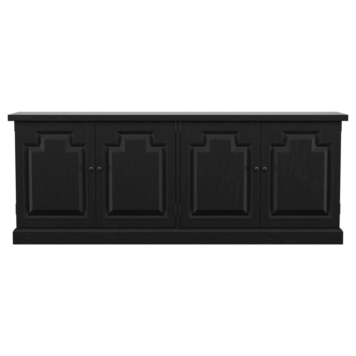 Florence 4-door Dining Sideboard Buffet Cabinet Antique Black