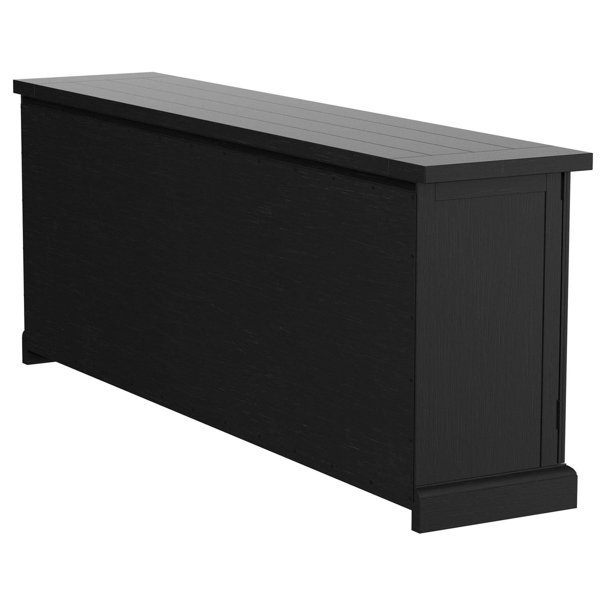 Florence 4-door Dining Sideboard Buffet Cabinet Antique Black