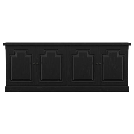 Florence Antique Black 4-door Dining Sideboard Buffet Cabinet by Coaster at Eve Furniture