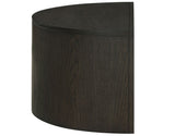 Florence Black Nesting Cocktail Table with Castered Ottoman by Steve Silver at Eve Furniture