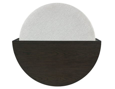 Florence Black Nesting Cocktail Table with Castered Ottoman by Steve Silver at Eve Furniture