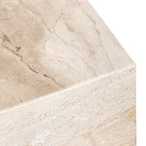 Florence Dyna Beige/Brown Dyna Marble End Table by Crestview at Eve Furniture