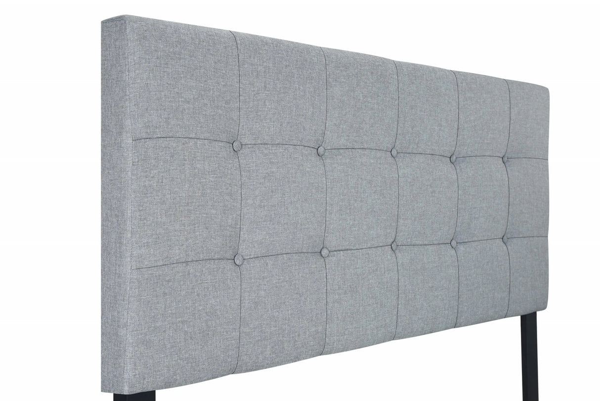 Florence Gray Full Upholstered Bed by Crown Mark at Eve Furniture