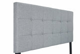 Florence Gray Full Upholstered Bed by Crown Mark at Eve Furniture