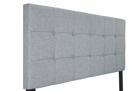 Florence Gray Full Upholstered Bed by Crown Mark at Eve Furniture