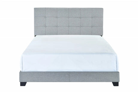 Florence Gray Full Upholstered Bed by Crown Mark at Eve Furniture