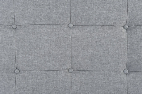 Florence Gray Queen Upholstered Bed by Crown Mark at Eve Furniture