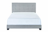 Florence Gray Twin Upholstered Bed by Crown Mark at Eve Furniture