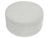 Florence Sand Nesting Cocktail Table with Castered Ottoman by Steve Silver at Eve Furniture