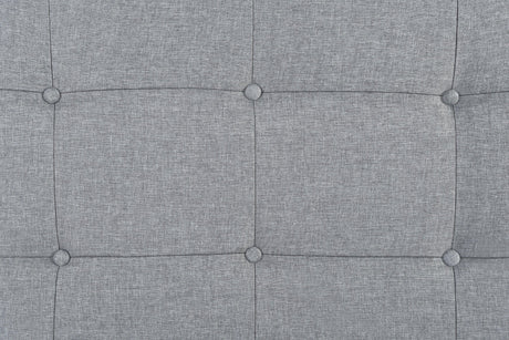 Florence Gray Full Upholstered Bed by Crown Mark at Eve Furniture