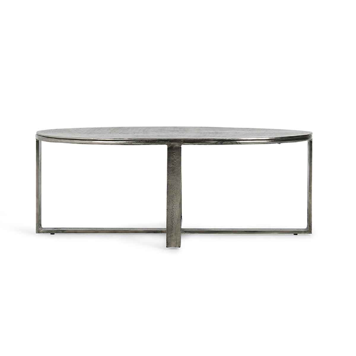 Flores Gray Oval Coffee Table by Classic Home at Eve Furniture
