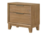 Florian Natural Nightstand by Crown Mark at Eve Furniture