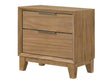 Florian Natural Nightstand by Crown Mark at Eve Furniture