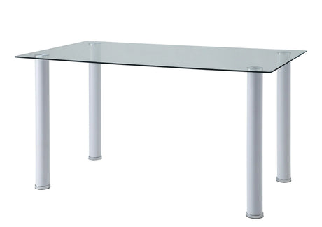 Florian White Dining Set by Homelegance at Eve Furniture