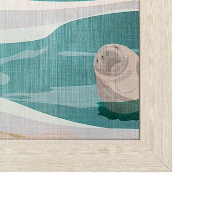 Florida Go USA (L) by Mercana Studio a Hand Embellished Decograph Framed Art Print by Mercana at Eve Furniture