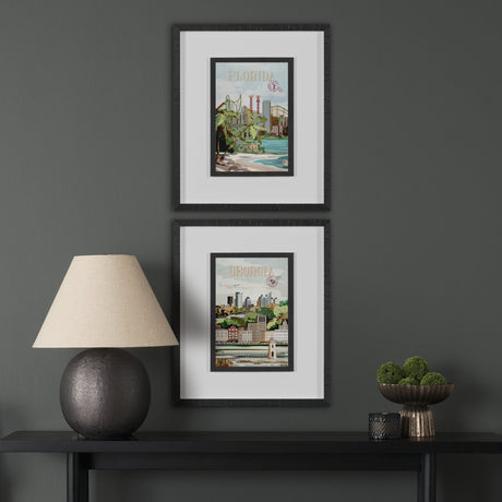 Florida Go USA (M) by Mercana Studio a Framed Art Print Matted under Glass by Mercana at Eve Furniture
