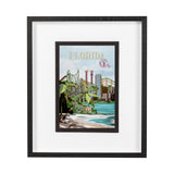 Florida Go USA (M) by Mercana Studio a Framed Art Print Matted under Glass by Mercana at Eve Furniture