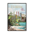 Florida Go USA (SM) by Mercana Studio a Hand Embellished Decograph Framed Art Print by Mercana at Eve Furniture