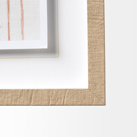 Floursack Kitchen I by Mercana Studio Hand Embellished Textured Framed Art Print Matted under Glass by Mercana at Eve Furniture