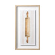 Floursack Kitchen I by Mercana Studio Hand Embellished Textured Framed Art Print Matted under Glass by Mercana at Eve Furniture