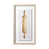 Floursack Kitchen I by Mercana Studio Hand Embellished Textured Framed Art Print Matted under Glass by Mercana at Eve Furniture