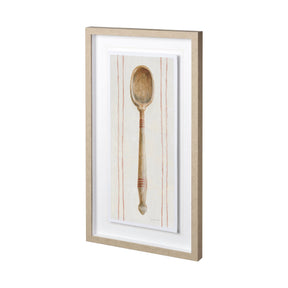 Floursack Kitchen III by Mercana Studio Hand Embellished Textured Framed Art Print Matted under Glas by Mercana at Eve Furniture