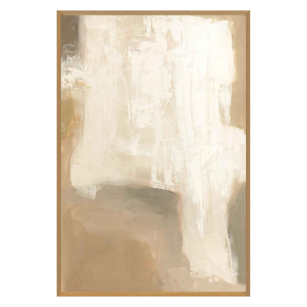 Flow White Painting 48x72 by Buddy Whitlock by Classic Home at Eve Furniture